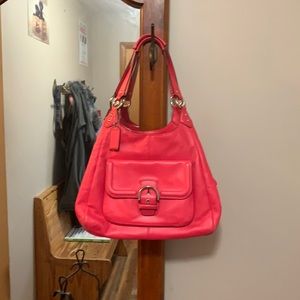 Coach Edie Pink Purse